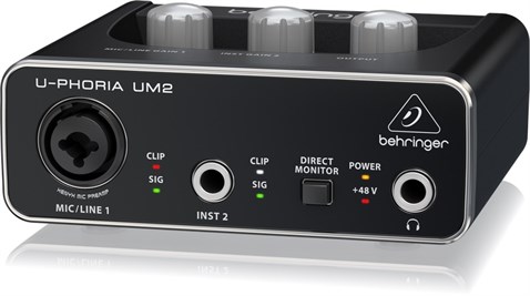 Behringer U-PHORIA UM2 2 Kanal USB Ses Kartı