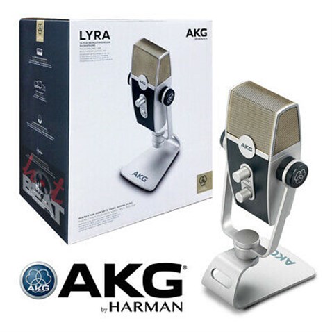 Akg LYRA C44-USB Kondanser Stüdyo Vokal Kayıt Mikrofonu