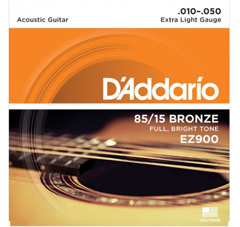 D'Addario EZ900 Bronze Akustik Gitar Teli (10-50)