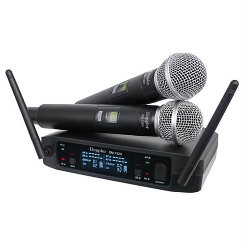 Doppler DM-132H 2'li Kablosuz El Mikrofonu