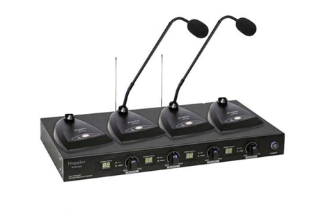 Doppler MTW-200 İkili Telsiz Konferans Mikrofonu Seti