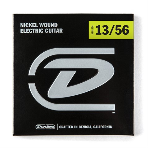 Dunlop DEN1356 Nickel Plated Steel - Extra Heavy Takım Tel (Elektro Gitar Teli 013-056)