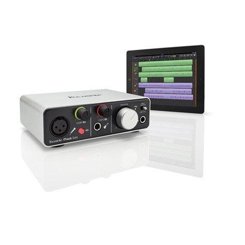 Focusrite iTrack Solo Lightning Enstruman&Mikrofon Preamplı Ses Kartı (İPAD ve MAC&PC Uyumlu)