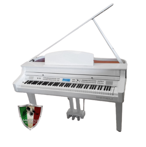 Medeli Grand 510 WH Parlak Beyaz Dijital Piyano (Kulaklık ve Tabure Hediyeli)