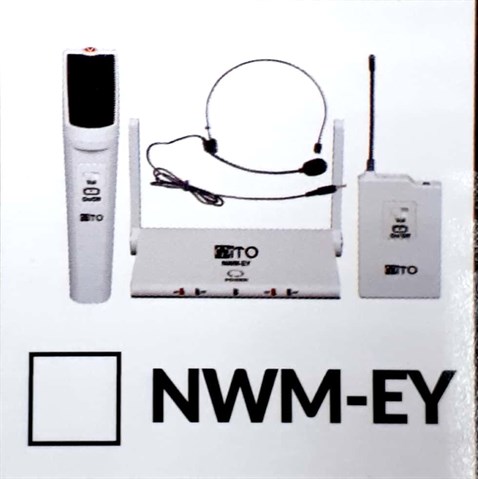 Mito NWM-EY UHF Tek Frekans Digital El ve Yaka Verici Mikrofon