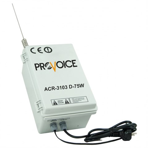 Provoice ACR-3103D 75 Watt Dış Ortam Ezan/Anons Alıcı Ünitesi  Dual Band