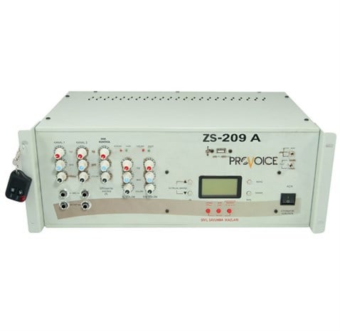 Provoice ZS-209A  Usb Girişli Okul Zil Saati (Amplifikatör Tipi)