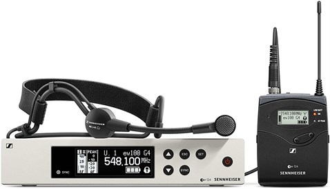 Sennheiser EW 100 G4-ME3 Kablosuz Kafa Mikrofonu Headset