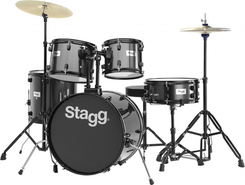 Stagg TIM120B BK Siyah 5 Parça 20'' Akustik Davul