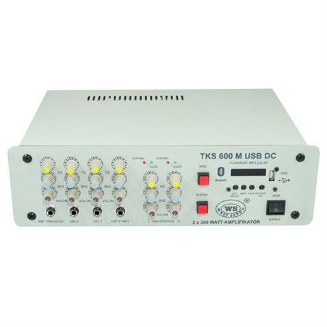 West Sound TKS 600 M USB DC 12V Araç Amfi Mikser